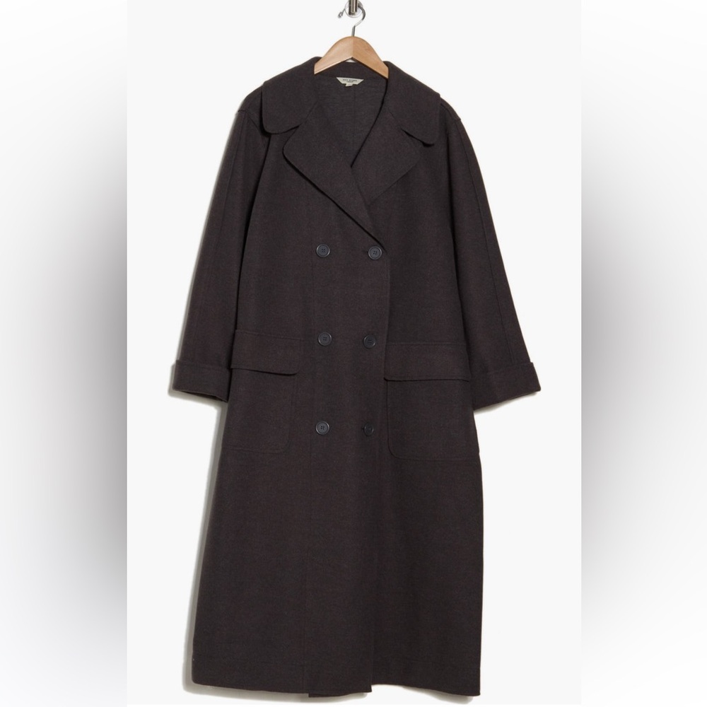 Max Studio Women’s Plus Size Double Breasted Coat